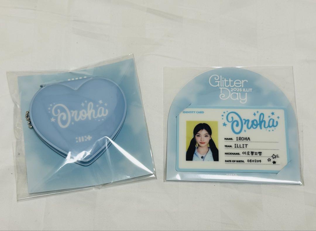 

[USED] ILLIT Seoul Con Goods ID Card Set Mini Photo Holder Iroha