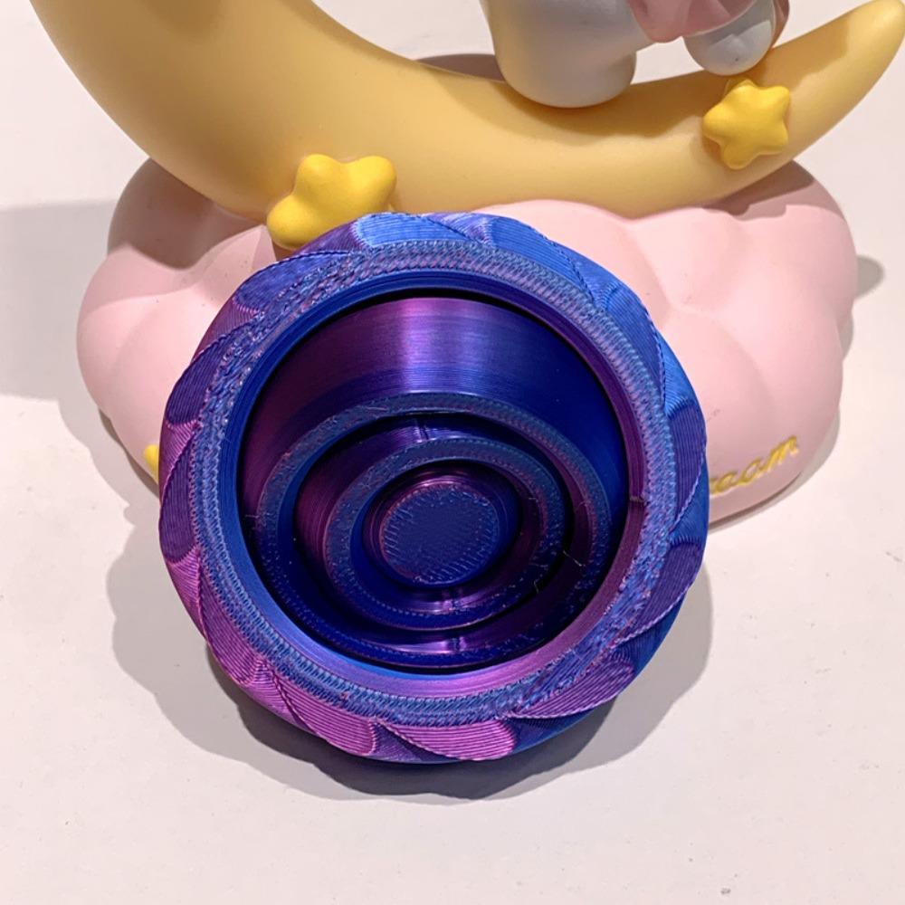 Fidget Toys 3D Printed Rotating Ball Toy Plastic O-Shaped Finger Gyroscope  Anxiety Relief