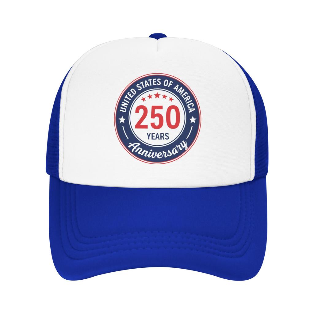 Casual America  Year Anniversary  Golf Cap Unisex Women Trucker Hat  Formal Golf Adjustable Fit Sun Caps