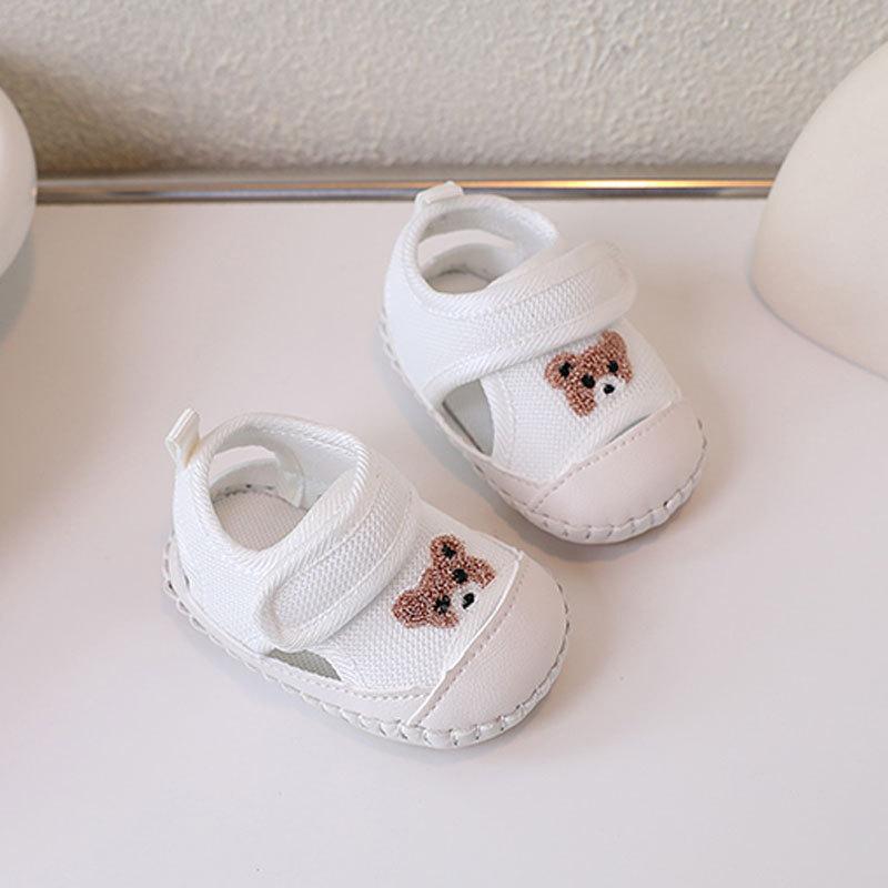 Baby Sandals Summer New Front Shoes Soft Sole Toddler Shoes 0-1 and A Half Years Old Male and Female Baby Cartoon