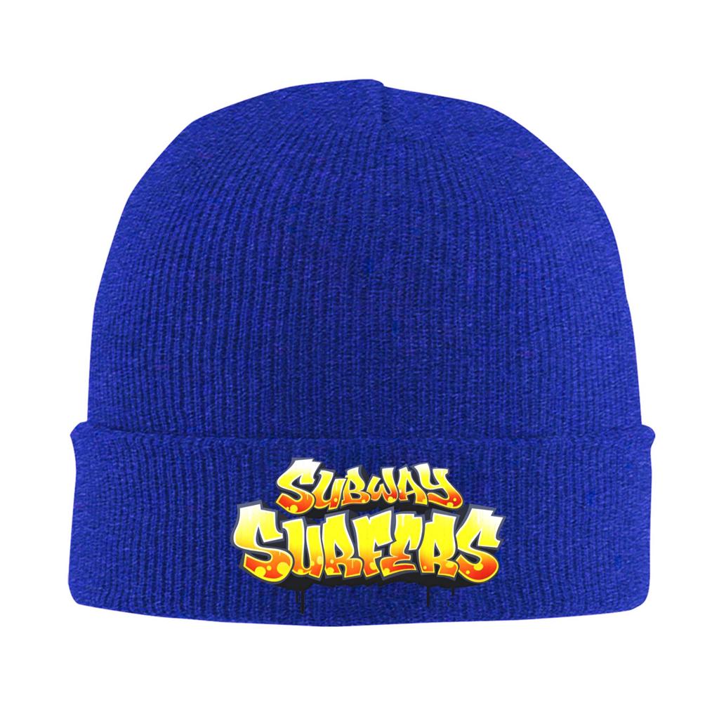 Subway Surfers Beanie Hats Video Game Bonnet Hats Men Women Hip Hop Outdoor Sport Knitting Hat Autumn Winter Printed Warm Caps