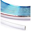QWORK Automotive Chrome Trim Molding, 1/2 Inch Wide 26FT DIY Moulding Trim Strip Line Decoration For Car/Truck Door Window Side Scratchproof
