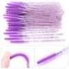 50er-Pack Kristall-Silikon Wimpern- & Augenbrauenbürste - Bunter Make-up-Kamm