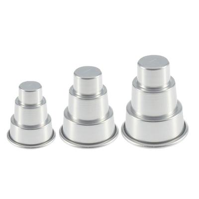 3-Layers Round Cake Template Multipurpose Non-Stick DIY Muffin Cake Pan Practical Kitchen Baking Tools