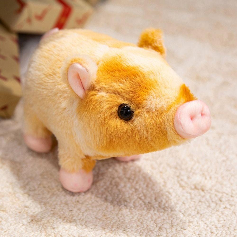 Soft Piggy Plush Toy Comfortable To Touch Stuffed Animals Plush Kawaii Plush Piggy Doll  Home