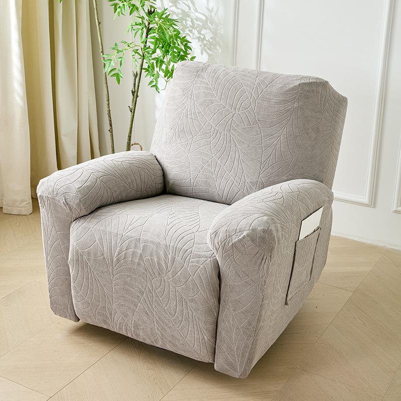 1/2/3 Seater Recliner Sofa Cover Durable Jacquard Lounge Chair Cover for Living Room Elastic Furniture Protector Couch Cover