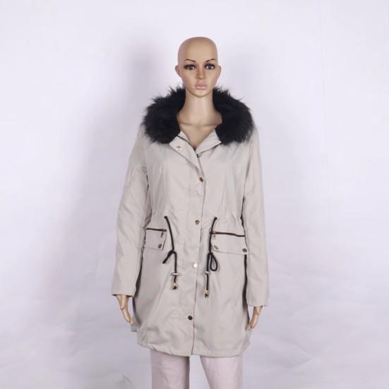 Long Winter Coat for Women Fleece Lined Warm Puffer Jacket Hooded Thicken Parka Overcoat