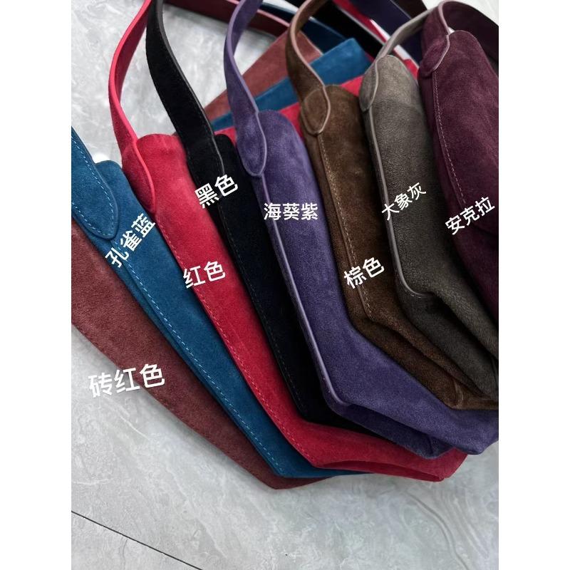 Internet celebrities with the same matte cowhide bucket bag soft large capacity intellectual style solid color minimalist shoulder bag tide