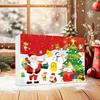 Duck Christmas Ornament Advent 2D Acrylic Ornament Decoration 24 Days Duck Pendant Countdown Calendar For Home Car Rearview