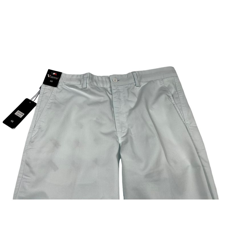 And American Style Men's Spring and Autumn Pure Cotton Twill White Casual Straight-Leg Pants, Skateboarding Loose Fit, Large Size Business Trousers