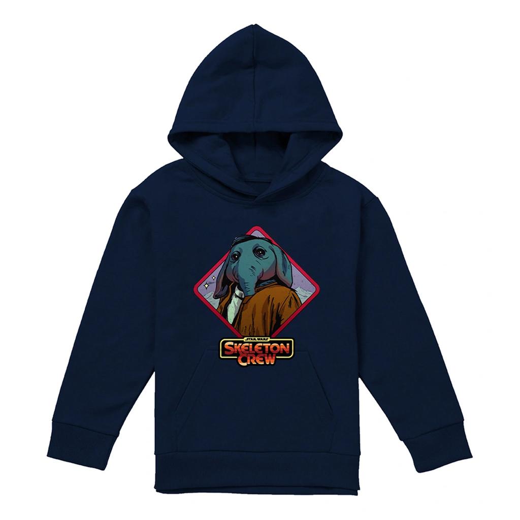 Star Wars: Skeleton Crew Childrens/Kids Neel Badge Hoodie