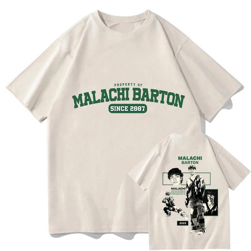 Malachi Barton T Shirts Unisex T-Shirt Fashion Casual T-shirt Printed Short Sleeve Tees Summer Aesthetic Graphic Cotton Clothes