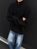 Zipper Korean Style Men's High Neck Pullover Sweater - Autumn/Winter Trendy Knitwear with Soft Texture.