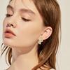 1 Pair Stud Earrings Maple Leaf Flower Women Earrings Smooth Surface Lightweight Ear Studs Jewelry Accessories