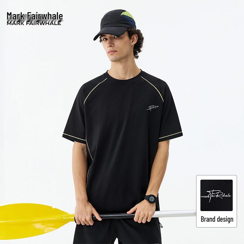 Mark Fairwhale Men s Loose Fit Color Block Performance T-Shirt S
