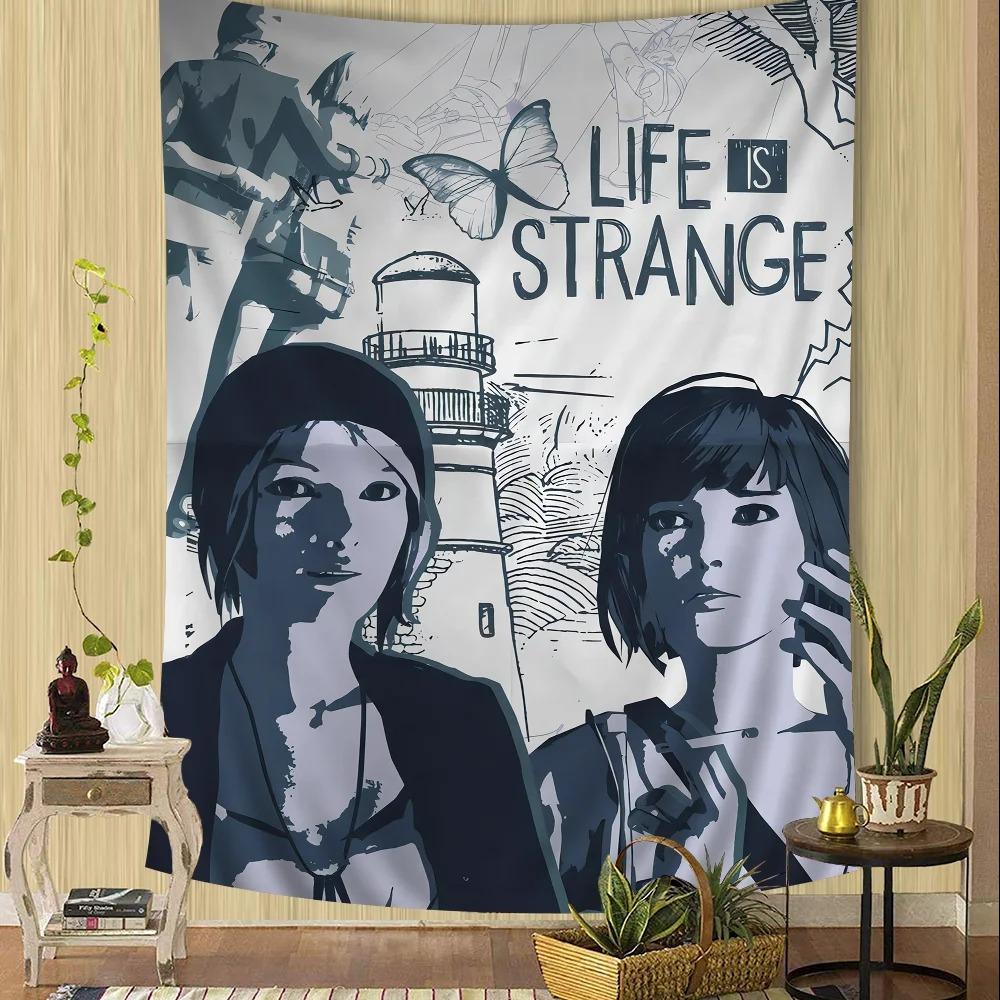 Tapestry stampata Life is Strange da appendere alla parete carta dei tarocchi gonna da parete hippie decorazione per dormitorio casa