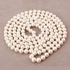 Fashion Elegant Imitation Pearl Necklace For Women's Knot Multi-layer Long Sweater Chain Clothing Accessories