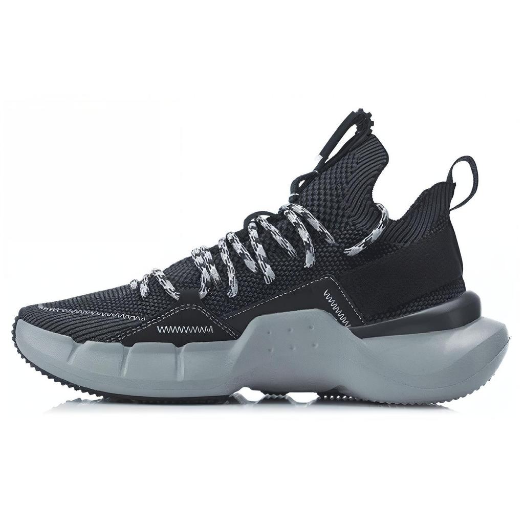 New LiNing Mid Top Basketball Shoes Women's Black AGBP092-5