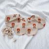 Cotton Bib Cartoon Print Baby Feeding Towel Soft Comfortable Saliva Towel Newborns Burping Cloth for Boys Girls