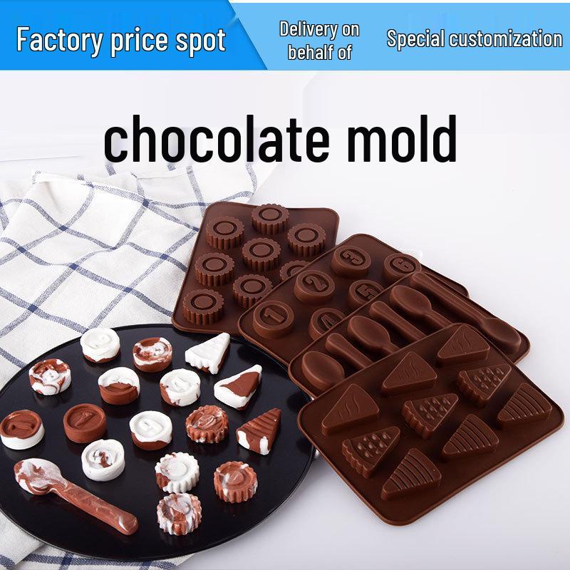 Silicone Number Block Mold for Chocolate, Cake, Jelly, and Ice Cubes