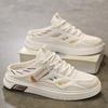 New men's comfortable sneakers Casual shoes Breathable trend comfortable summer breathable slip-on half slippers sneakers