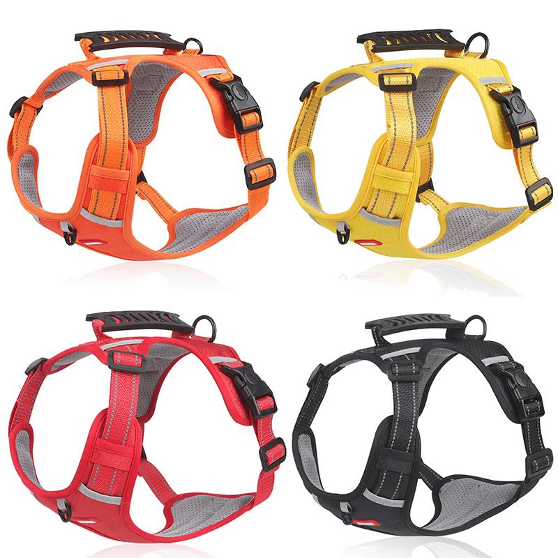 Breathable Adjustable Dog Harness Soft Comfort Reflective Vest Chest Strap for Small Medium Large Dogs Pet Accessoires