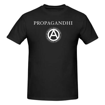 Propagandhi Męski Klasyczny Bawełniany T-shirt Unisex dla Mężczyzn i Kobiet, Klasyczny T-shirt