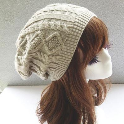 Casquette en laine tricotée de couleur Pure pour hommes et femmes, chapeau unisexe décontracté, hiver