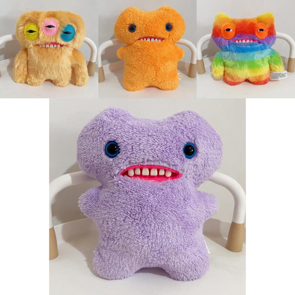Cute Fuggler Monster Plush Toy With Short Pile Fur For Kids Playroom Decor