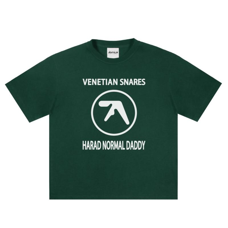 

Y2K Goth Mens TShirt Aphex Twin Print Hip Hop Oversized Korean Cotton Short Sleeve Tops Vintage Tee Unisex Streetwear Clothing 3XL