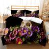 Duvet Cover 3D Skull Comforter Cover High End Bedspread Children Bedclothes