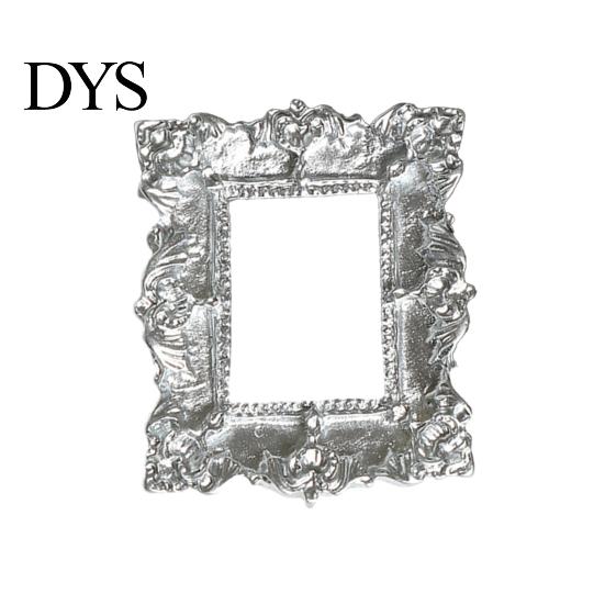 Vintage Mini Photo Frame Baroque Picture Retro Small Tiny Style DIY Accessories for Jewelry Mobile Phone Cases Refrigerator Magnets Craft Sturdy Resin