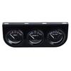 3 In 1 Car Triple Gauge Kit Multifunctional Mechanical Voltmeter Water Temperature Oil Pressure Meter for DC12V Cars