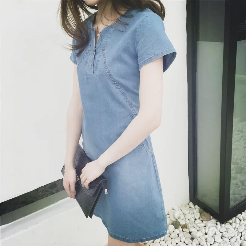 2022 Plus Size Women's Trendy Casual Denim Dress - Spring & Summer Collection