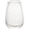 FOYER Clear Glass Flower Vase, 10cm H X 7cm W, 2c00025CL F