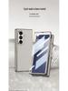Solid Color Electroplated Leather Case for Samsung Z Fold7