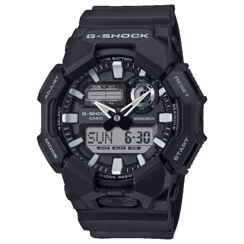 Casio G-SHOCK Men s Resin 200M Water Resistant Digital Shock Resistant Quartz Watch GA-010-1A чёрный