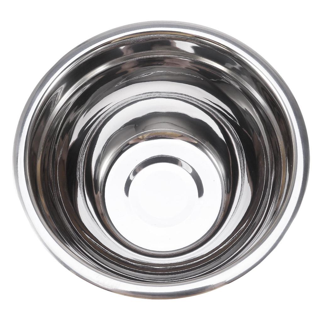 18Cm Stainless Steel Mixing Bowl Deep Rounded Lip Salad Rice Vegetable Bowl Egg Beating Sauce Making Container for Home Cooking