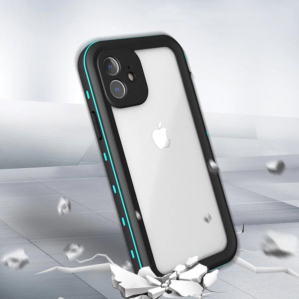 Waterproof Case + Strap for Apple iPhone 12 Mini (Black)