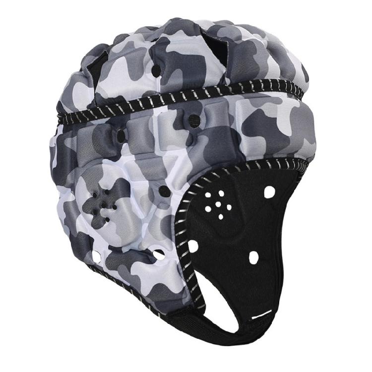 Praktische verstellbare Jugend-Torwartkappe mit Schaumstoffpolsterung Sport-Schutzhelm Geeignet für 48 bis 53cm Kopfumfang