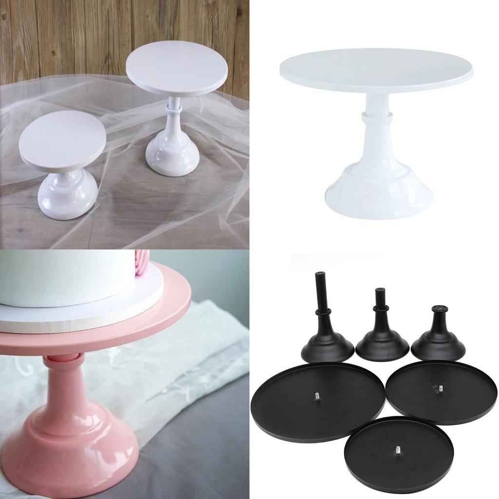 Hochwertiger Kuchenständer aus Eisenmetall mit Sockel für Hochzeiten, Partys und Heimdekoration