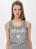 [mardimercredi] TANK SCOOP NECK FLOWERMARDI_GREY WHITE