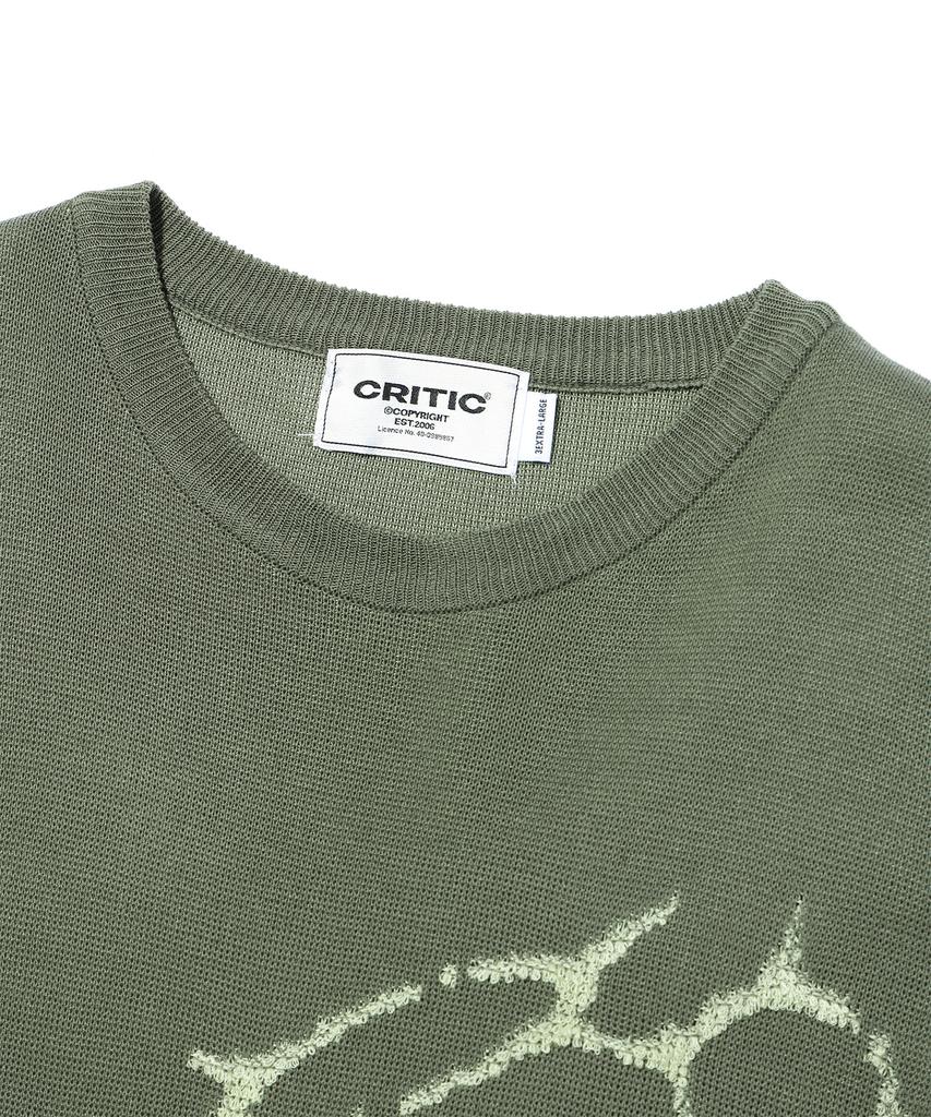 CRITIC Mystery Wormhole Knit Khaki