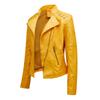 New Spring and Autumn Women's Leather Jacket Women's Jacket Slim Thin Small Jacket Women's Motorcycle Clothing Leather Jacket