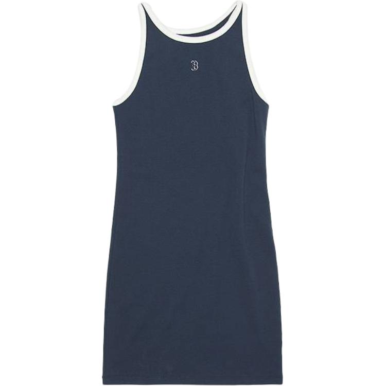 MLB Boston Red Sox Slim Fit Vintage Sports Sleeveless Dress Women dresses 3FOPB0463-43NYS