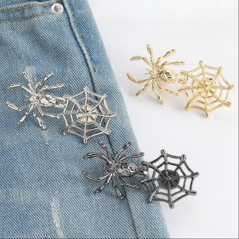 Pentagram Adjustable Waist Button for Pants Detachable Button Perfect Fit Jeans Buckle Waist Tightener Clothing Accessories