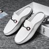 Luxusní značkové pánské boty Letní pohodlné kožené mokasíny Nazouvací řidičské boty pro muže Ležérní obuv Vycházková obuv Mokasíny