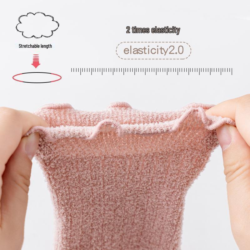 Breathable Baby Socks with Fleece Lining – Thickened Coral Fleece for Newborns and Children