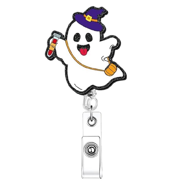 Halloween Deck Retractile Symbol Roll Whirling Clip For IDENTITY Layouts Workplace School Accessories