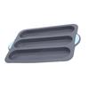 Silicone Bread Pan Nonstick Heat Resistant Perforated French Bread Baking Pan Cake Pan with Anti Slip Handles